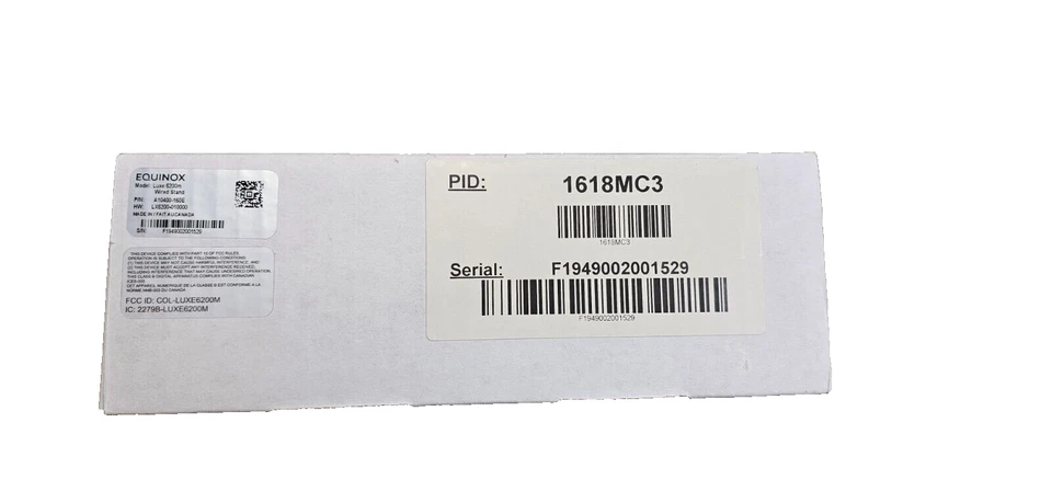 New Equinox Luxe 6200M Wireless Mobile Payment Terminal Printer A10400-160E - Image 2 of 4