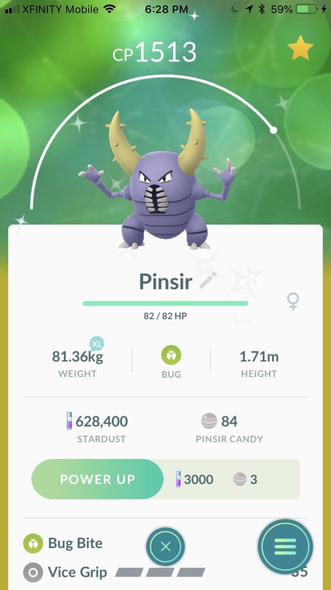 Pokemon Go - Shiny Pinsir - For Sale To Trade