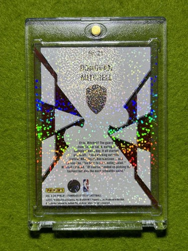 Donovan Mitchell WHITE SPARKLE PRIZM SSP Cavs CARD 2023 Elite DECK INTERNATIONAL - Picture 2 of 24