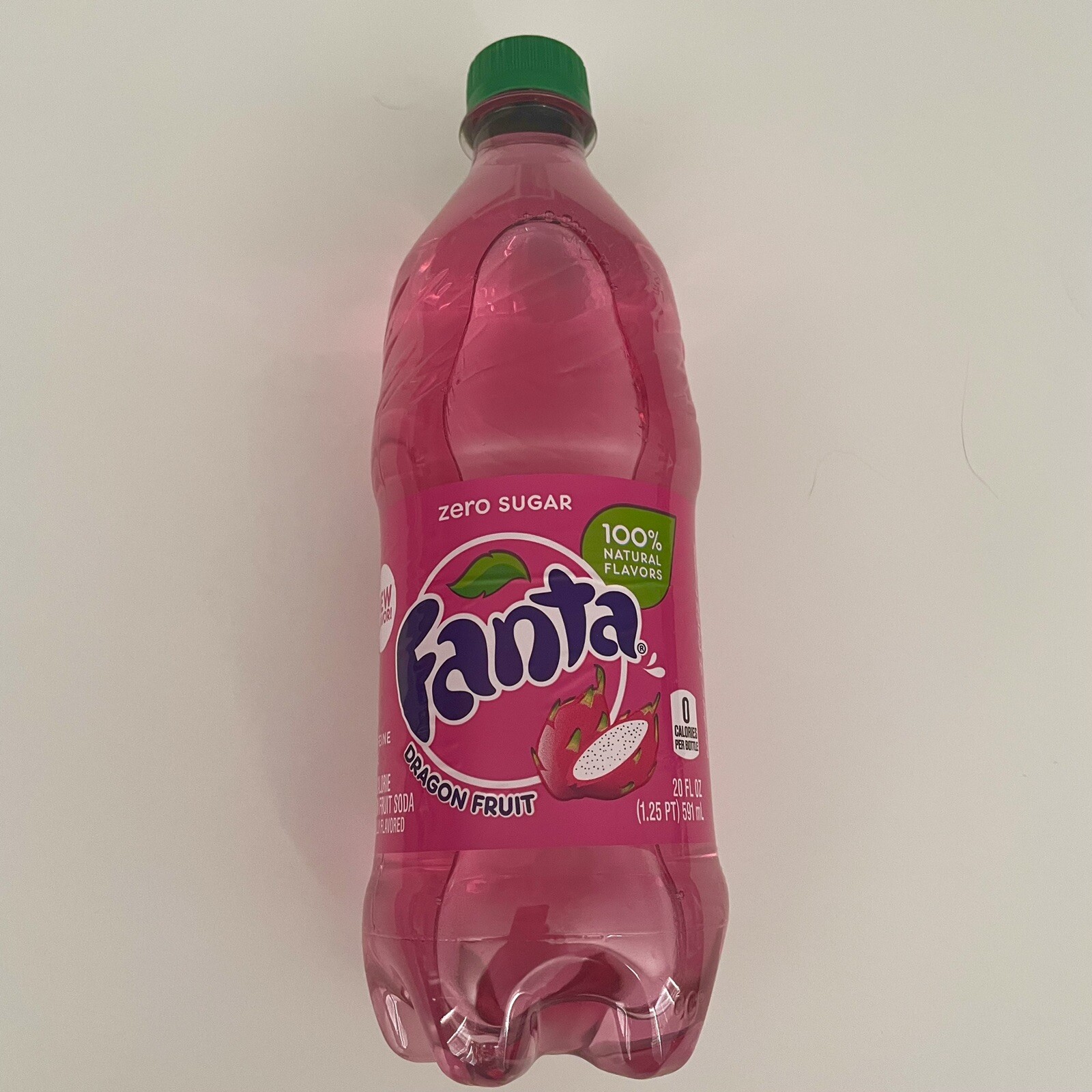 FANTA+Dragon+Fruit+Limited+Edition+20oz+Bottle+Zero+Sugar+Caffeine