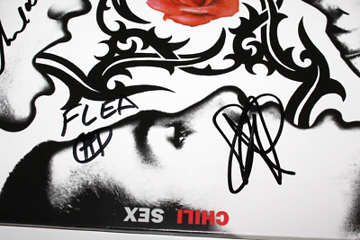 RED HOT CHILI PEPPERS SIGNED BLOOD SUGAR SEX MAGIK RECORD LP