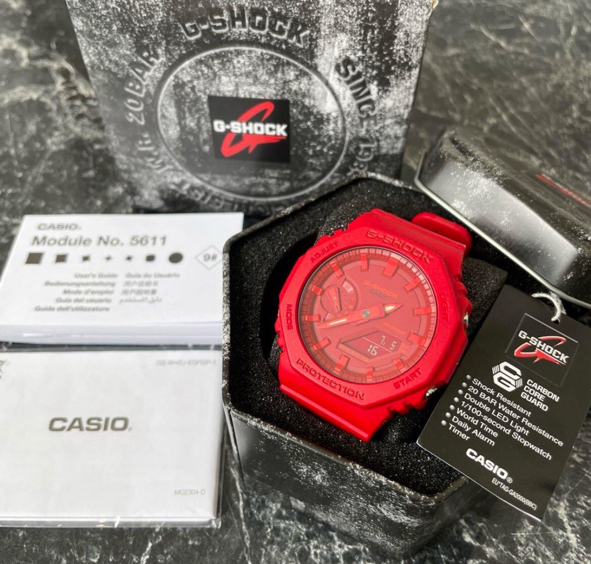 CASIO G-SHOCK Red GA2100-4A | eBay