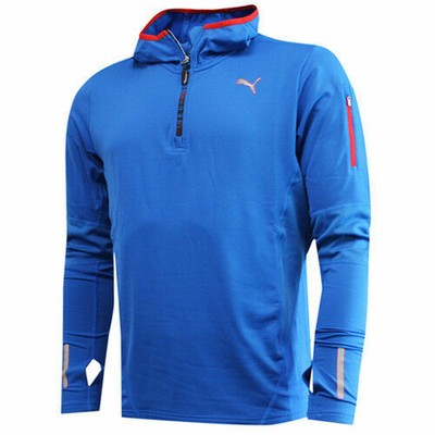 puma men's half-zip pullovers