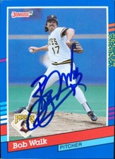 Bob Walk Autographed 1991 Donruss #157