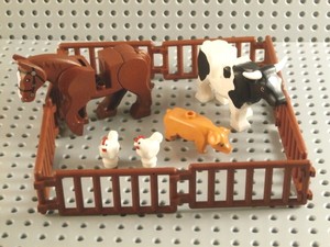 farm animals lego