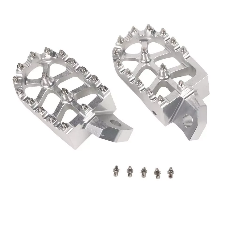 For Kawasaki KDX200 200R KDX220R 250 KX125 250 500 Footrest Foot Pegs Dirt Bike Foto 3 de 4