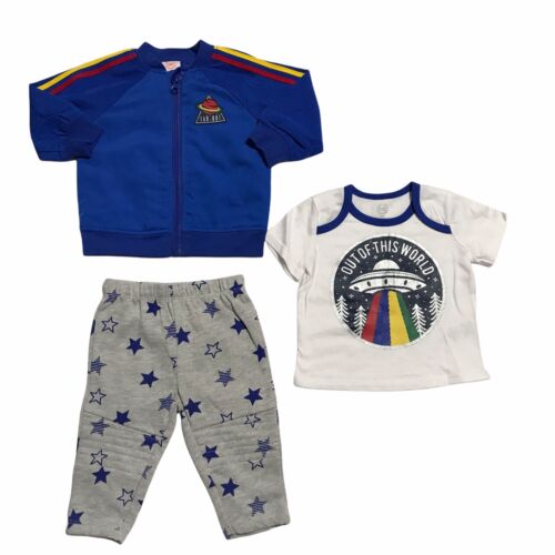 Wonder Nation Baby/ Infant Boys 3 pc Jacket / Pants Set Stylish & Cute Outfit - 第 1/15 張圖片