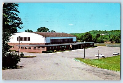 1963 Wilmington Pennsylvania Postcard Memorial Field House Westminster College