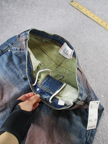 BDG By Urban Outfitters Jeans Mens Small Dark Wash Denim Barrel Leg NEW - Picture 10 of 13
