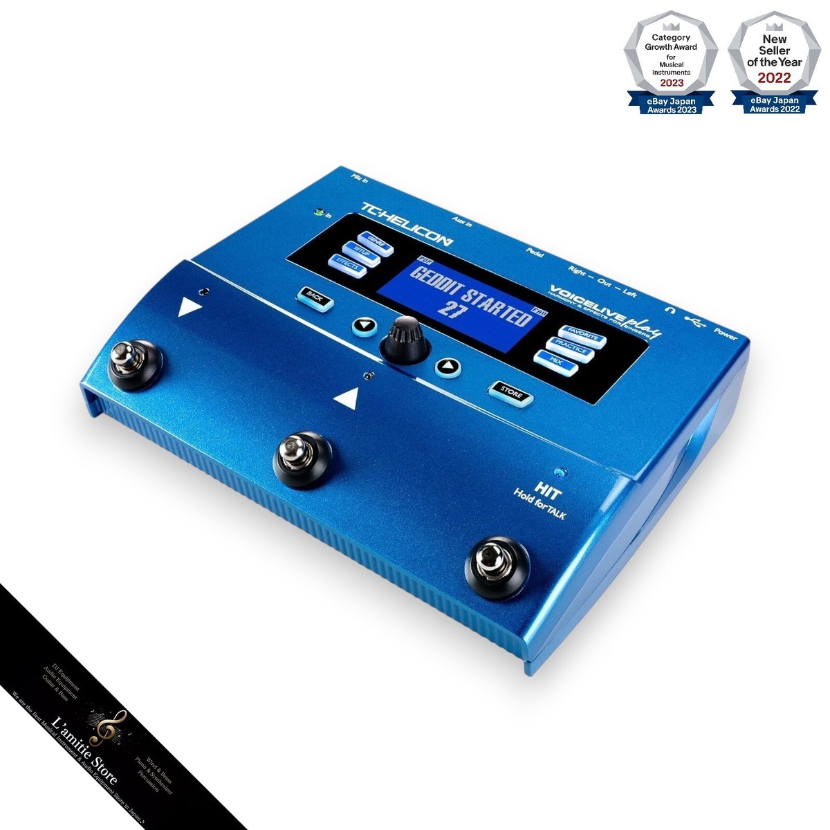 TC-Helicon VoiceLive Play Vocal Harmony Multi-Effects