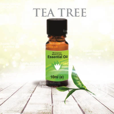 ESSPEE NATURALS Tea Tree Essential Oil 10ml - 100% Pure - For Aromatherapy & Home Fragrance