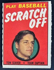 1970 Topps Scrath Off Tom Seaver - Unscratched EXMT - NM Scratch-Offs Baseball