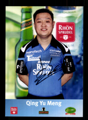 Quing Yu Meng TTC Rhön Sprudel Fulda Maberzell Original Signiert  + A 236568