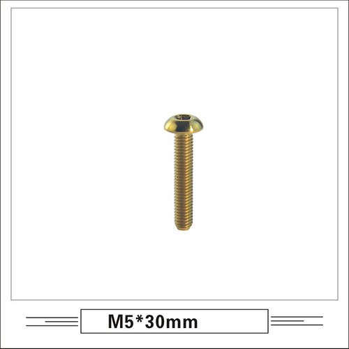 TC4 Titanium Semi-circular Head Screw Plum Blossom Screw M5*12/15/20/25/30 mm - Picture 23 of 25