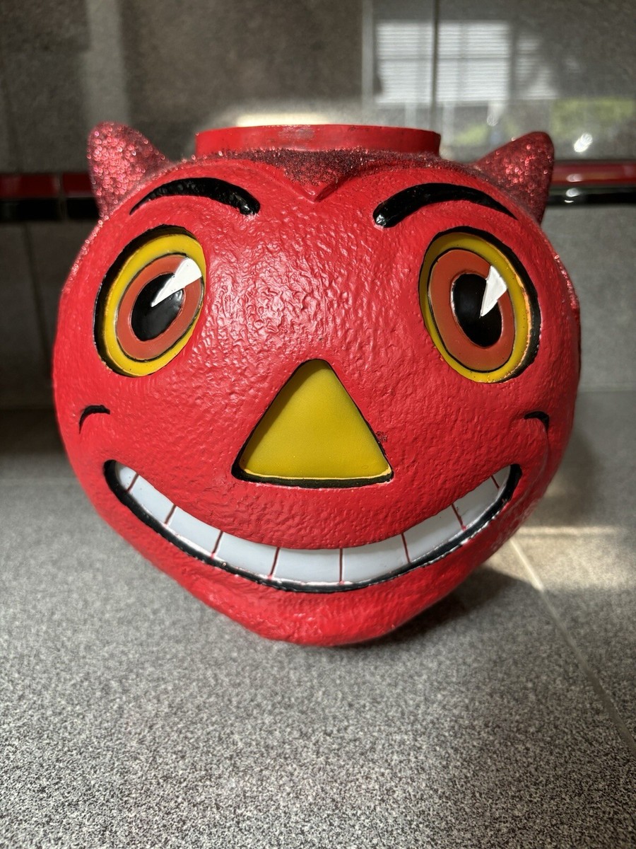 その他 Vintage 1960'S Halloween Devil Lantern Vintage Illuminations Halloween Lantern Red Devil Nice! | eBay