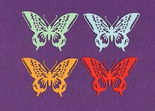 BUTTERFLY  18 die cuts scrapbook cards