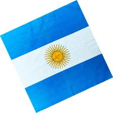 Bandana Argentina Flag Scarf Headwrap 100% cotton