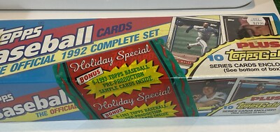 1992 Topps Baseball Complete Holiday Special Factory Sealed Set 792 Cards NEW