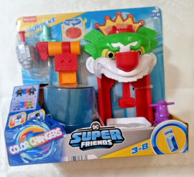 Fisher Price Imaginext DC Super Friends Color Changers The Joker Funhouse New 