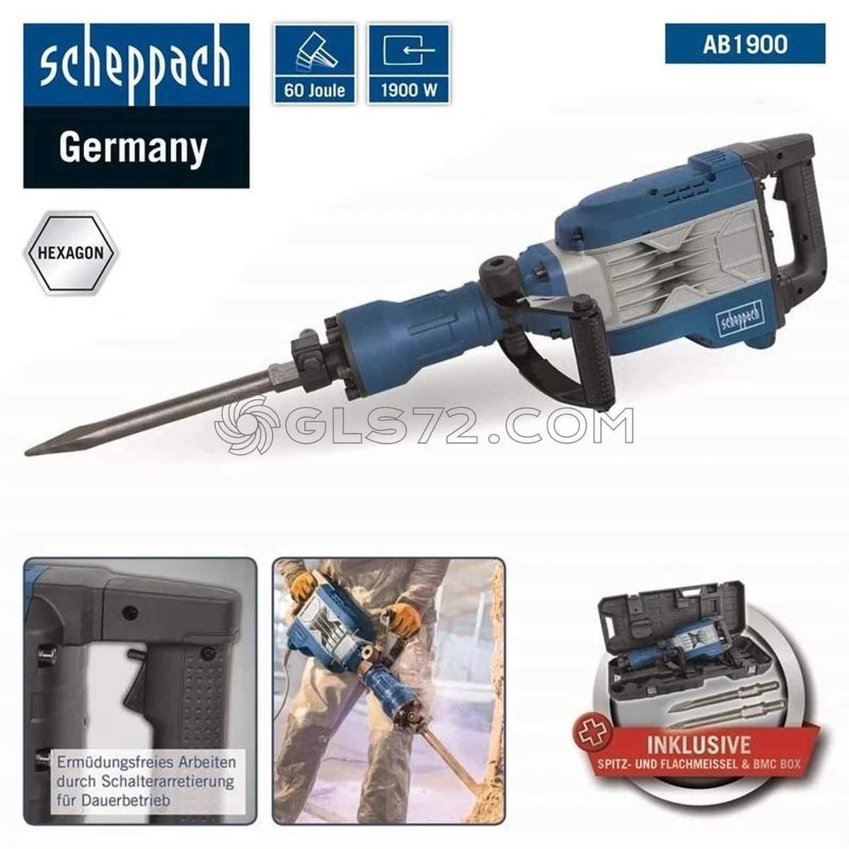 Scheppach 2024 demolition hammer
