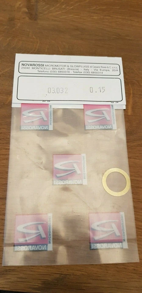 Novarossi Head Gasket Shim 0.10mm 6 03 1T 3001 - Image 2 of 2