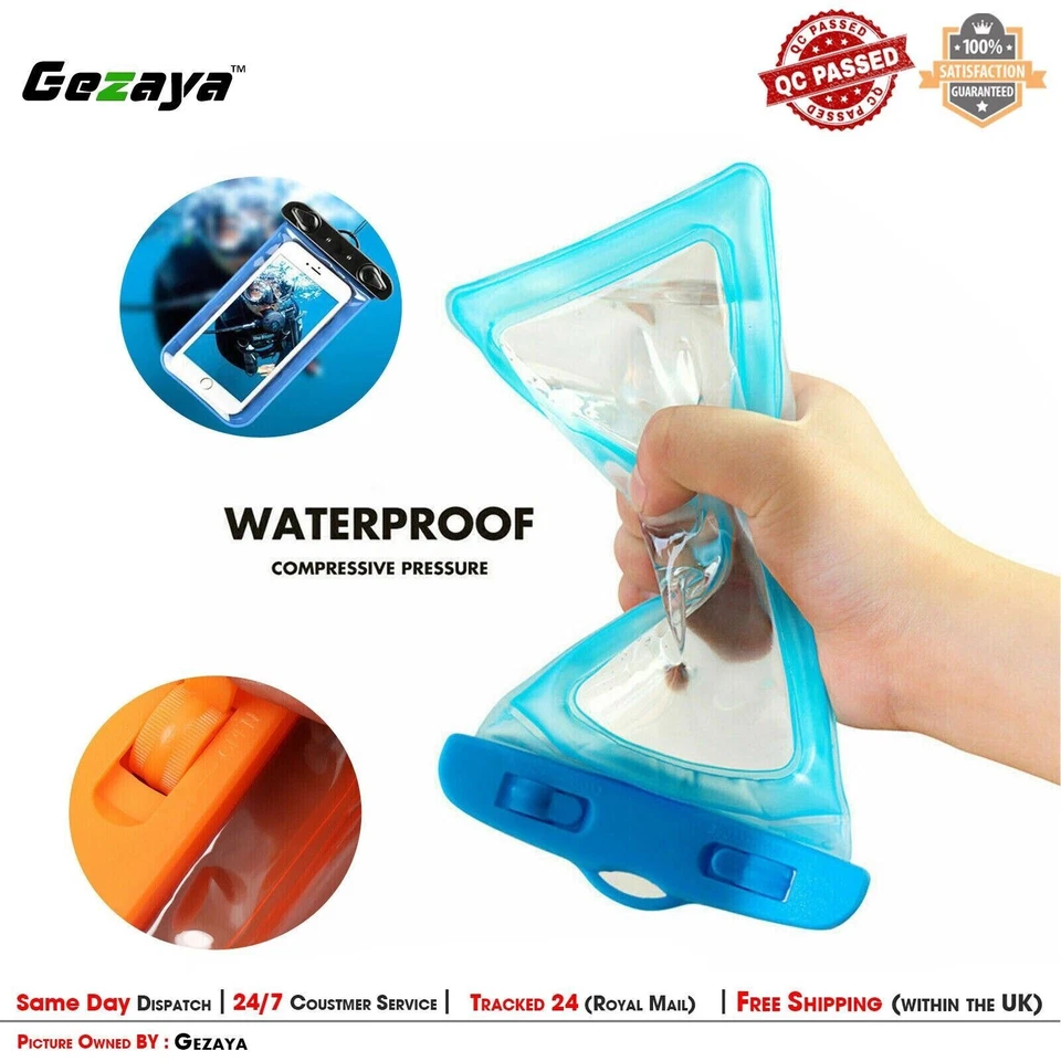 Funda Universal Impermeable para Teléfono Submarina Bolsa Seca para Natación Móviles Foto 2 de 4
