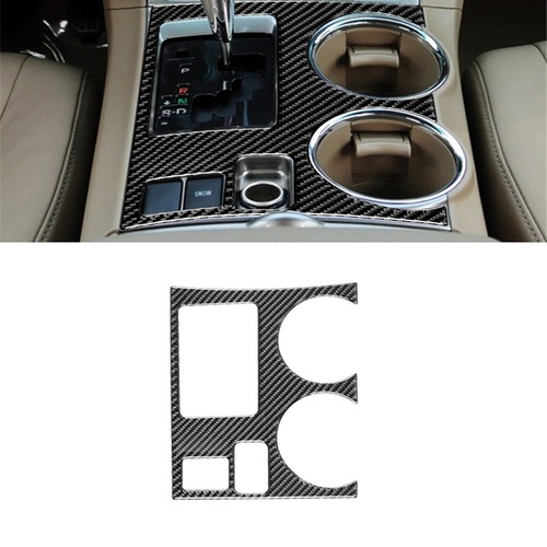 Real Carbon Fiber Gear Shift Panel Cover For BMW 3 Series M3 E46 (1998-2005) - Glossy Black, Self-Adhesive, Easy Install