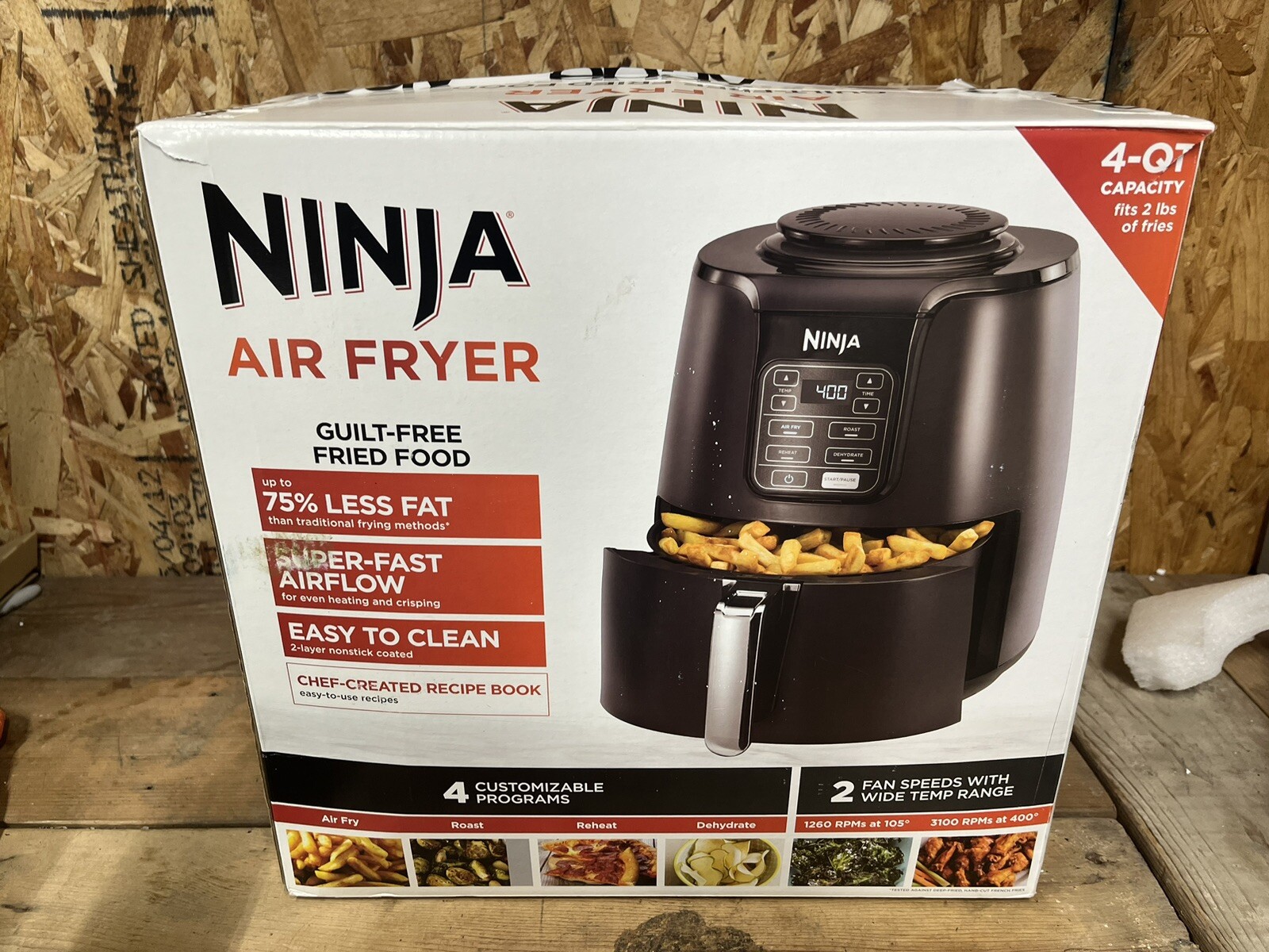 Ninja AF101 4 qt Air Fryer Black 622356554572 eBay