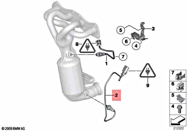 Sonda Lambda Para Mini R56 R57 R58 R59 R55 R60 Y PACEMAN - Sensor De Oxígeno Compatible 2006-2013