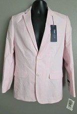 NWT Tommy Hilfiger Boys Suit Coat Sports Jacket Sz 18 Parfait Pink Wedding 125
