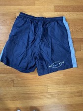 Vintage Nike Shorts, Blue Embroidered Nike Logo Size Large FREE SHIPPING
