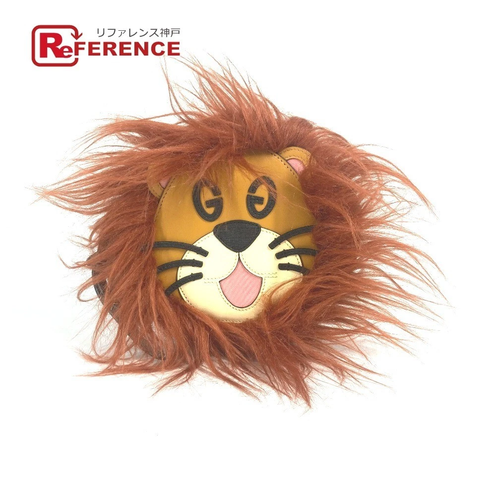 GUCCI 704806 Raion Lion Sac avec Sangle Pochette GG Pochette Sac Marron Femme S Utilisation