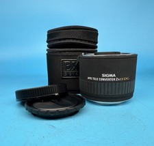 Teleconvertitore Sigma 2x EX DG APO attacco Canon EF con custodia e copriobiettivo
