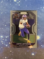 Justin Jefferson Rookie Card 2020 Panini Prizm #398 RC Minnesota Vikings. rookie card picture