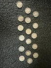 LOT OF 17 DIMES - 90% SILVER - ROOSEVELT DIMES MERCURY DIMES Dated 1939-1964