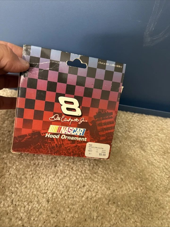 Nascar #8 Dale Earnhart Jr Navidad Coche Capucha Adorno 3" x 4" - Caja Dañada Foto 3 de 4