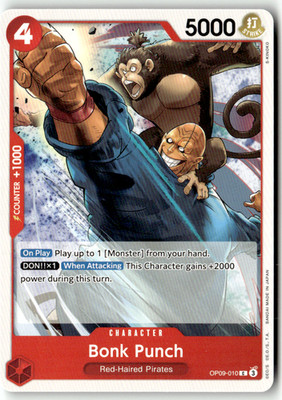 One Piece TCG Bandai No. OP09-010 Bonk Punch Englisch