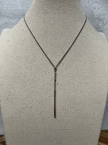 Stylish Dainty Silpada Waters Edge Sterling Silver Lariat Necklace