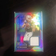 2020 Jacob Eason Rookie Memorabilia Swatch