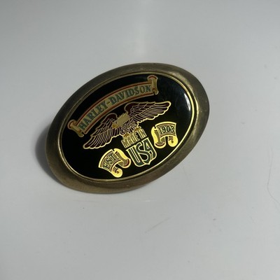 1983 Harley Davidson Low Rider Gürtelschnalle offizielles Produkt massiv Messing