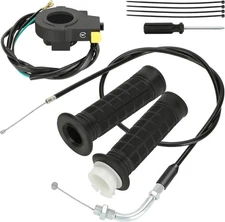 Throttle Cable Twist Throttle Handle Grip Assembly for 2 Stroke Engine 80Cc 100C