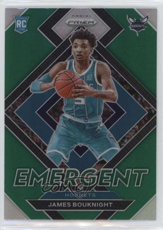 2021-22 Panini Prizm Emergent Green Prizm James Bouknight #8 0wg1