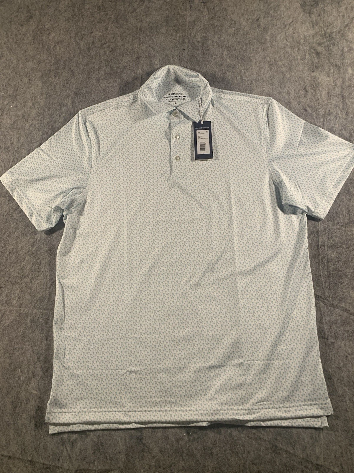 NWT Vineyard Vines Golf Shirt Mens White/Green Palm Tree Printed Sankaty Polo
Opens in a new window