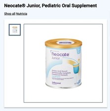 NEW NUTRICIA NEOCATE JR POWDER UNFLAVORED 400G CAN