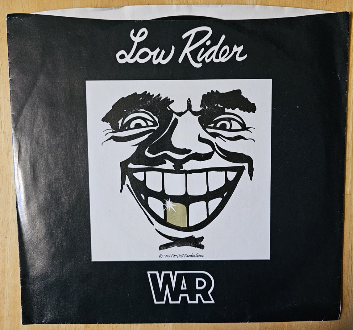 War Low Rider/So Picture sleeve R&B, Funk, Soul, Disco 1975 United Artists