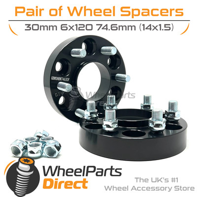 Spurverbreiterung zum Anschrauben (2) 6x120 74,6 30mm für Ford Transit Custom [Mk2] 23-24