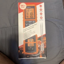 ThermoPro Tempspike Wireless Meat Thermometer Bluetooth - Red (TP960W)