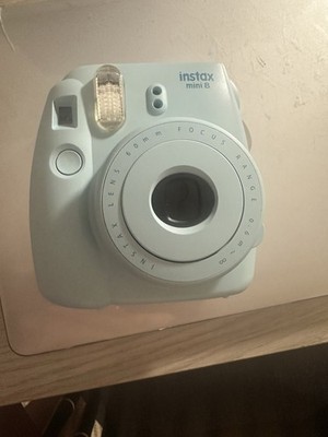 Fujifilm Instax Mini 8 Instant Film Camera Blue Tested Works Great