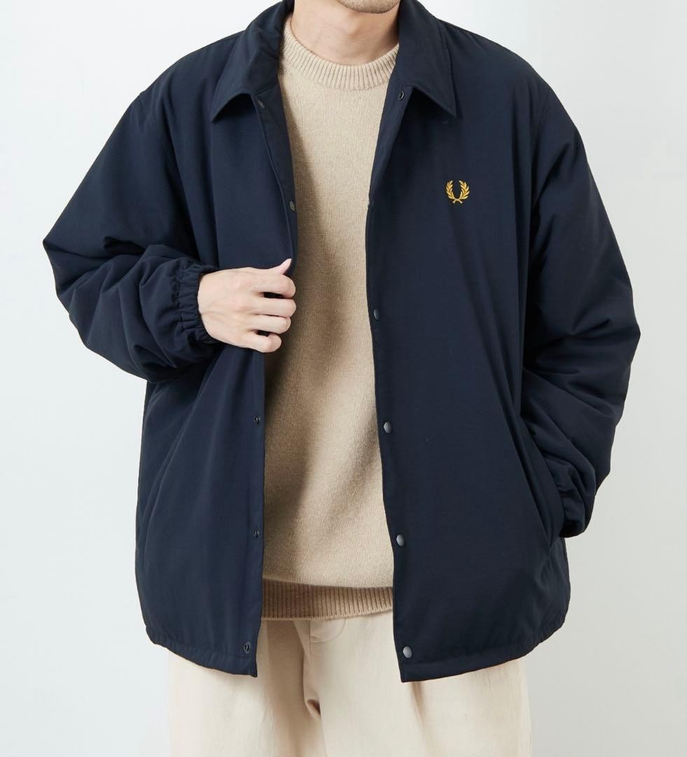 Fred Perry Custom Padded Button Jacket Unisex Used - image 5