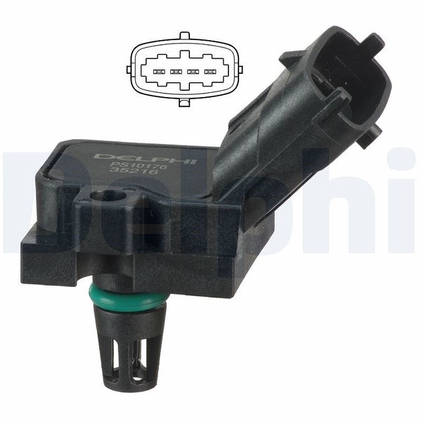 Delphi Luftdrucksensor, HöHenanpassung U.A. FüR Ford, Jaguar, Land Rover, Volvo-image